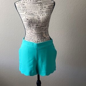 New York and Company Shorts, Teal. Size Small.